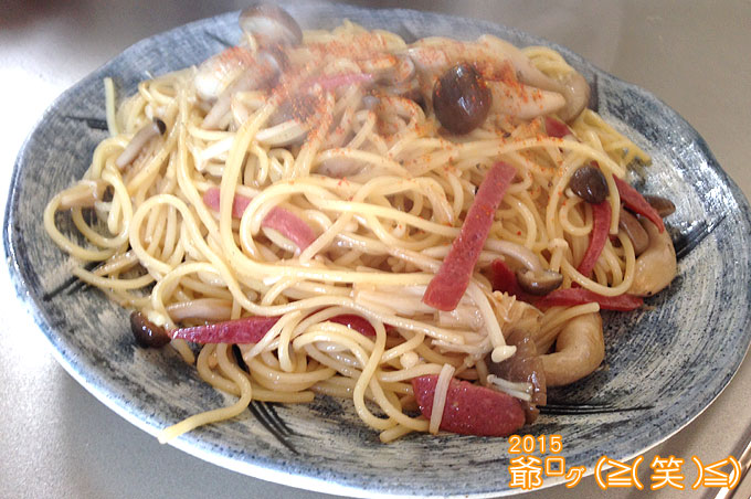 ジジィの和風スパゲティ