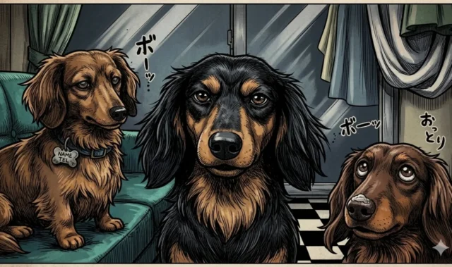 わが家の#ダックス〜ズ #劇画調 に #Google Gemini さんに描いてもらった！
面白いかも？AIって・・・。
#ダックス多頭飼い #ダックスフンドのいる生活